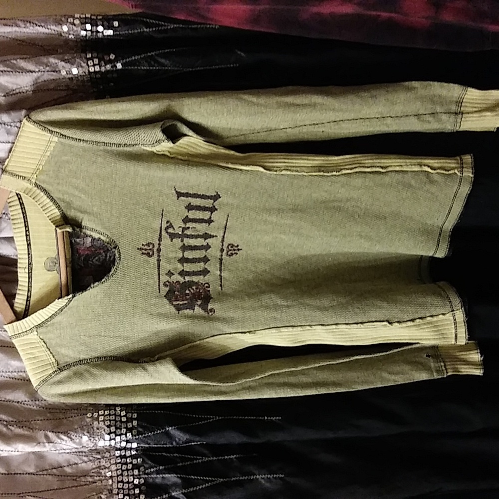 Sinful By Affliction, Reversible Long sleeve Shirt